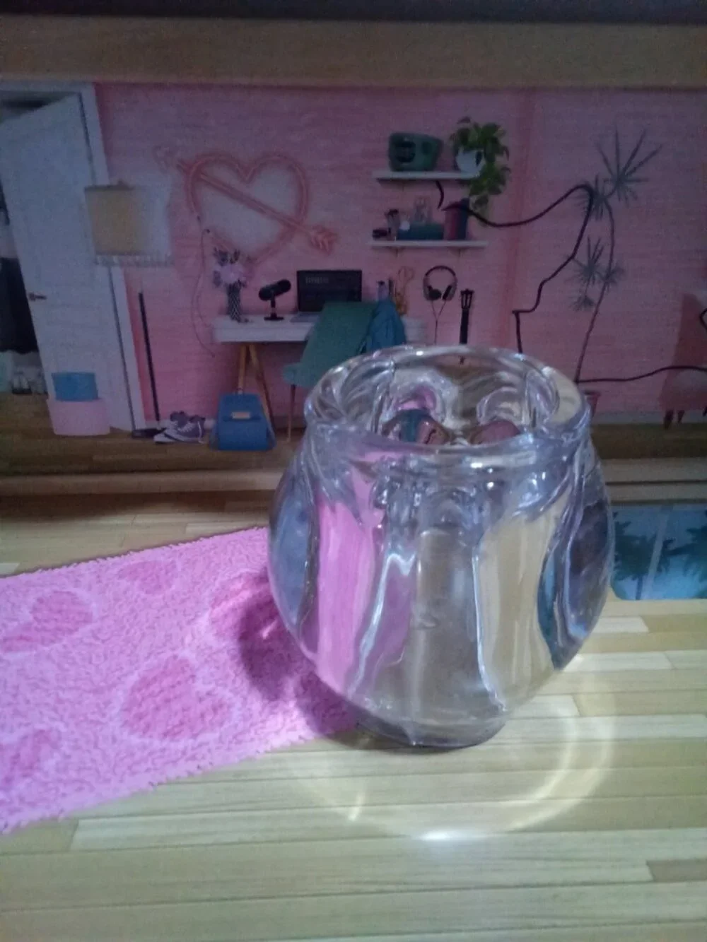 Glass Skull Head